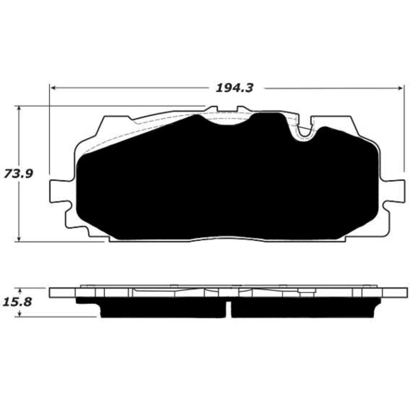 Porterfield Brake Pads for 2017 AUDI S4