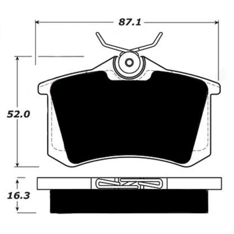 Porterfield Brake Pads for 2005 AUDI TT