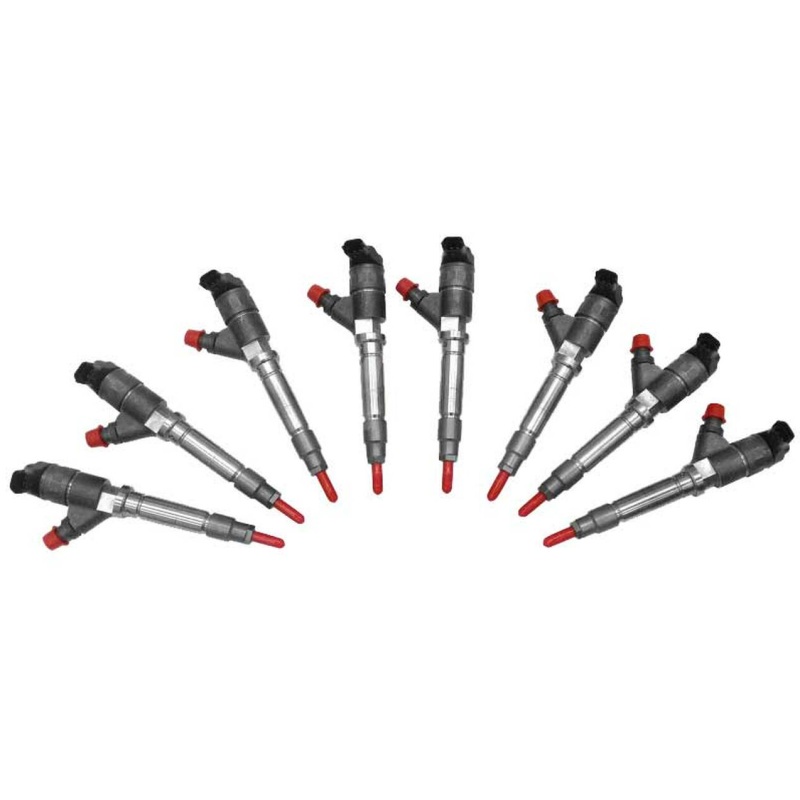 Exergy 04.5-05 Chevrolet Duramax 6.6L LLY Reman 100% Over Injector – Set of 8