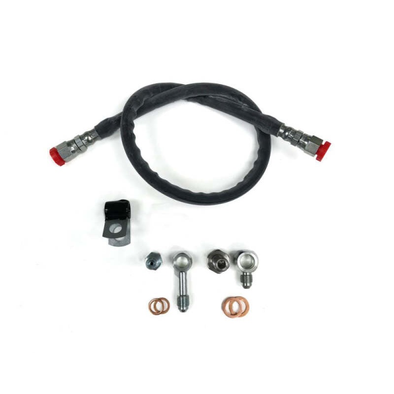 Forced Performance Mitsubishi Evo 9 Ball Bearing Feeds from Head Oil Supply Line