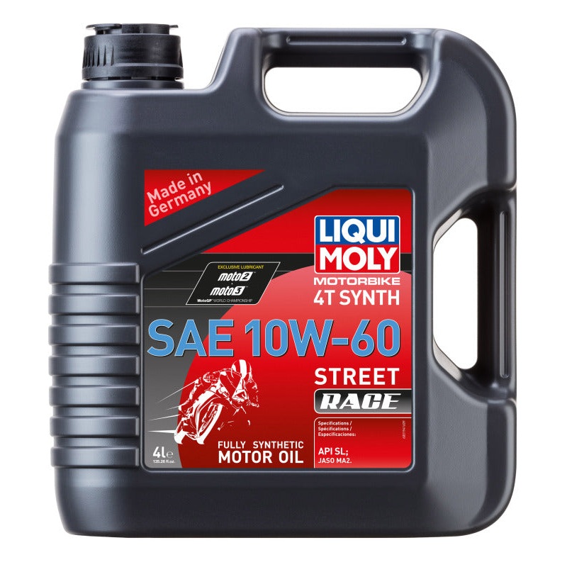 LIQUI MOLY 4L Motorbike 4T Synth SAE 10W60 Street Race