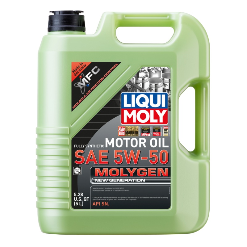 LIQUI MOLY 5L Molygen New Generation Motor Oil SAE 5W50