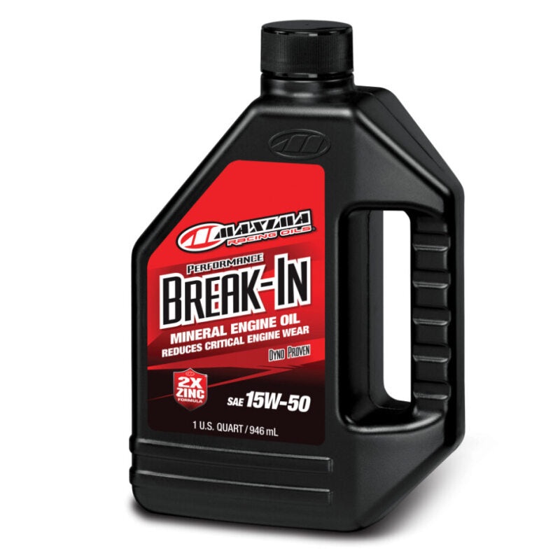 Maxima Performance Auto Performance Break-In 15W50 Mineral Engine Oil – Quart
