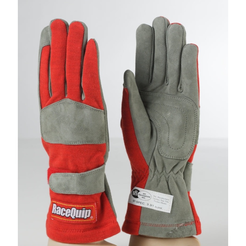 RaceQuip Red 1-Layer SFI-1 Glove – Small
