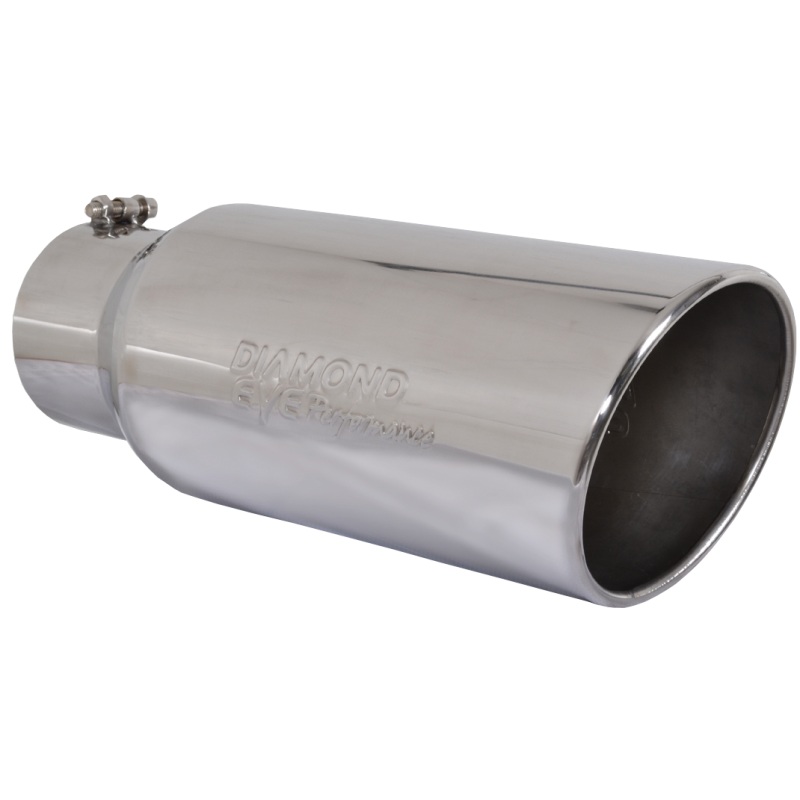 Diamond Eye TIP 4in-7inX18in BOLT-ON ROLLED ANGLE 15-DEGREE ANGLE CUT: EMBOSSED DIAMOND EYE