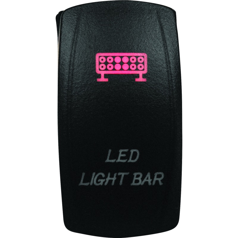 DragonFire Racing Lighted Switch LED Light Bar On/Off Red