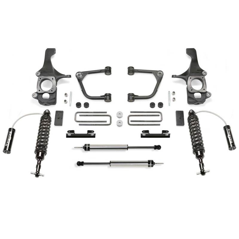 Fabtech 07-15 Toyota Tundra 2WD/4WD 4in UCA Kit w/Uniballs w/Dlss 2.5 C/O Resi & Rr Dlss