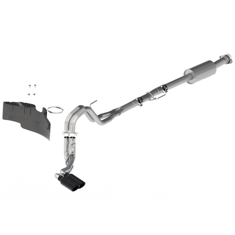 Ford Racing 21-22 F-150 2.7L/3.5L/5.0L Side Exit Extreme Exhaust – Black Tips
