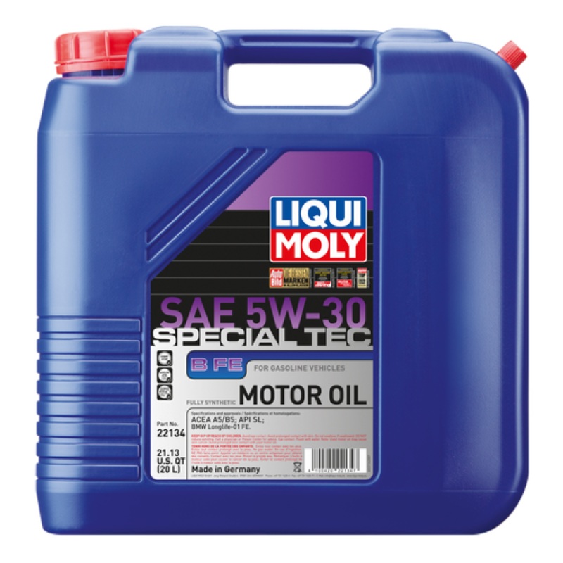 LIQUI MOLY 20L Special Tec B FE Motor Oil SAE 5W30