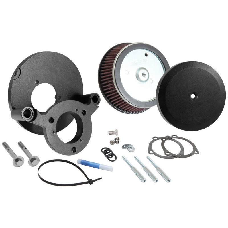 K&N 99+ Harley Davidson Street Metal Intake System – Hammer Black