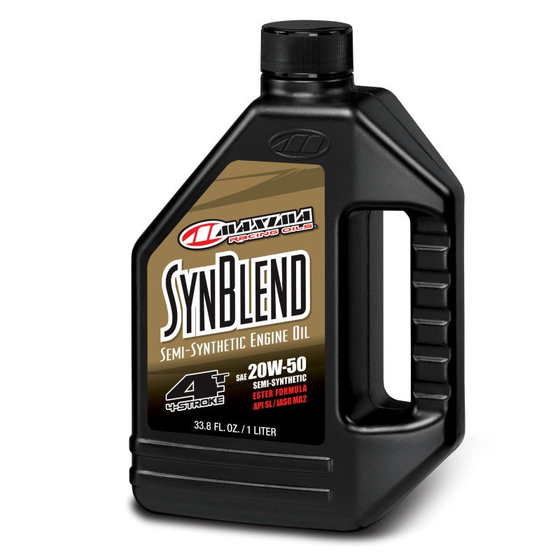 Maxima Syn Blend Ester 4T Semi-Synthetic 20W50 Engine Oil – 1L