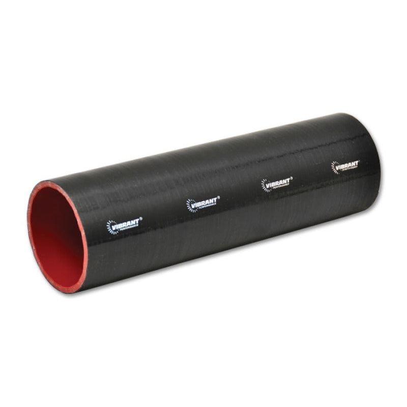 Vibrant Silicone Straight Hose Coupler 1.375in ID x 12.00in Long – Gloss Black