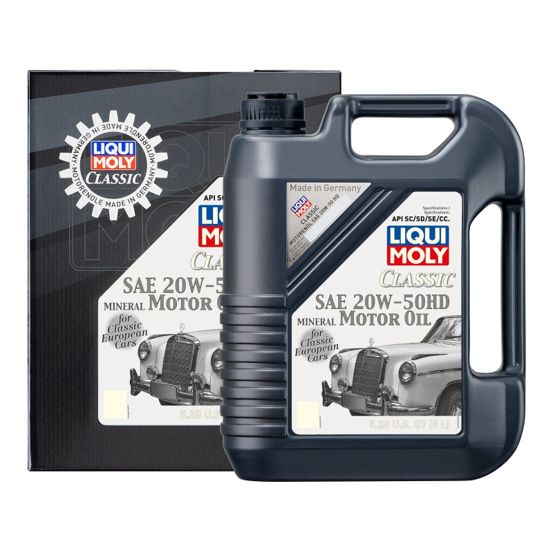 LIQUI MOLY 5L Classic Motor Oil SAE 20W-50 HD