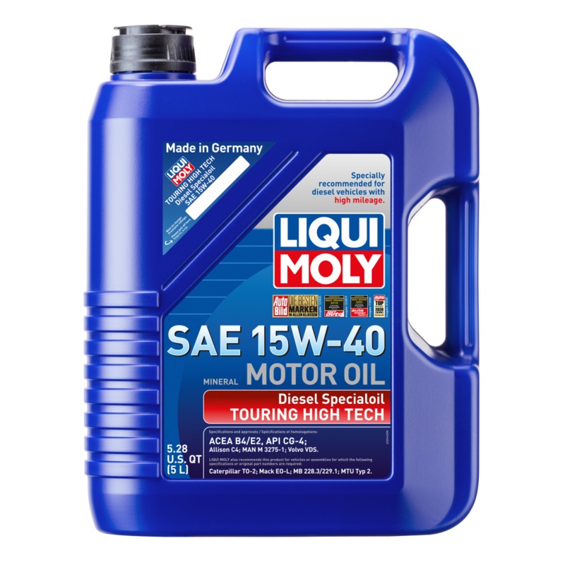 LIQUI MOLY 5L Touring High Tech Diesel Special Motor Oil 15W-40