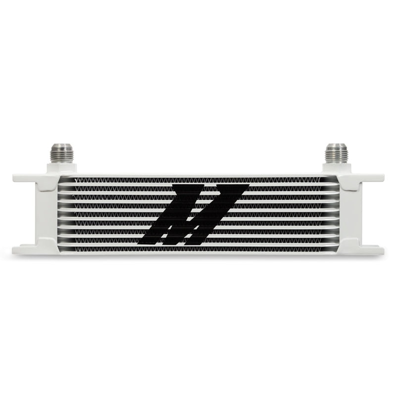 Mishimoto Universal 10 Row Oil Cooler – White