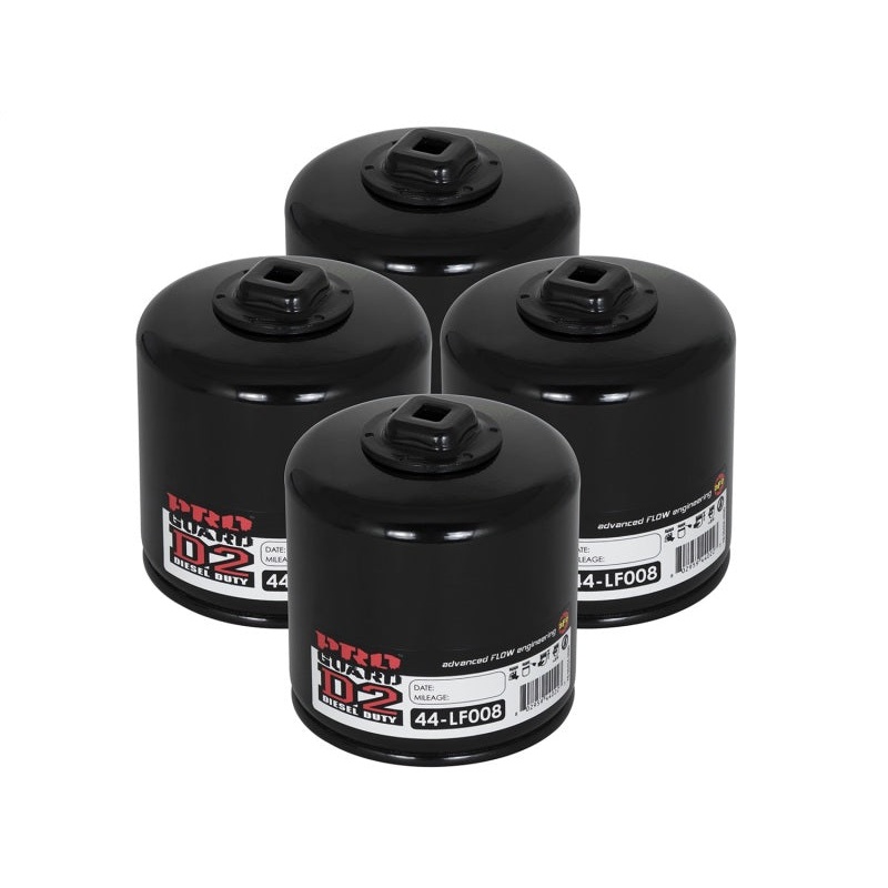 aFe Pro GUARD D2 Oil Filter 93-11 Ford Gas Trucks V8 4.6L/5.4L/5.8L (4 Pack)