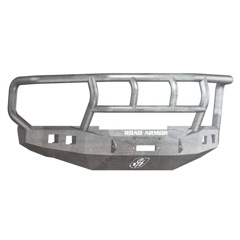 Road Armor 08-10 Ford F-250 Stealth Front Winch Bumper w/Titan II Guard Wide Flare – Raw