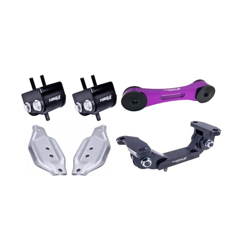 Torque Solution Engine/Trans/Purple Pitch Mount Kit w/Mount Plates – 02-14 Subaru WRX/04+ Subaru STI