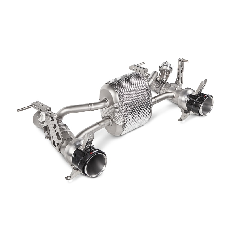 Akrapovic 16-17 Ferrari 488 GTB/488 Spyder Slip-On Line (Titanium) w/ Carbon Tips