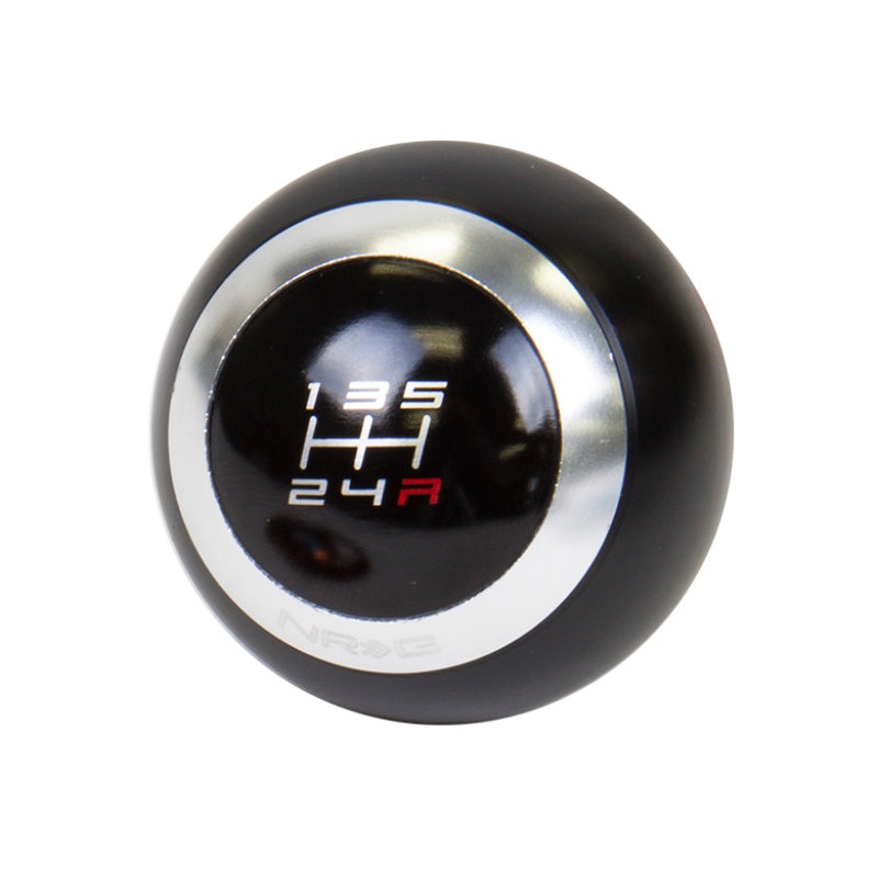 NRG Shift Knob – Black (Includes 4 Interchangeable Rings)