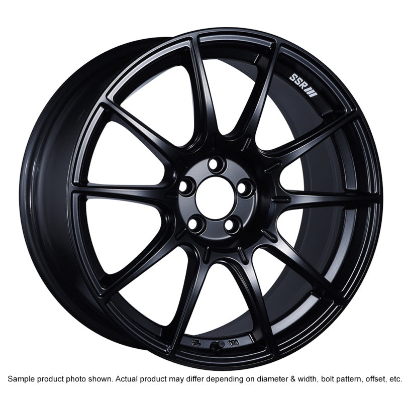 SSR GTX01 19×9.5 5×120 38mm Offset Flat Black Wheel