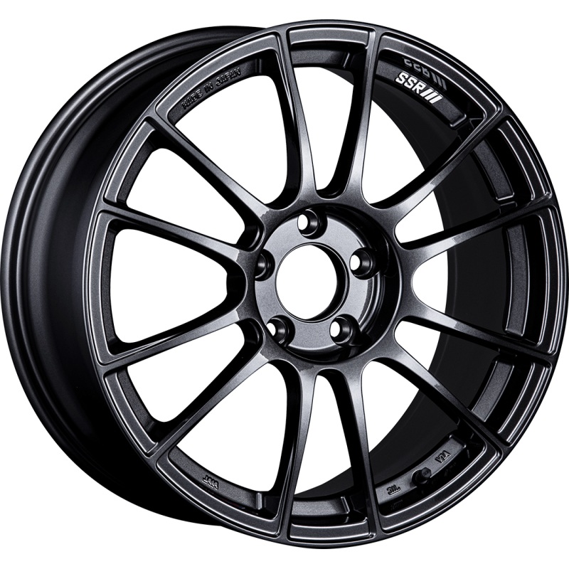 SSR GTX04 18×7.5 5×114.3 50mm Offset Dark Gunmetal Wheel