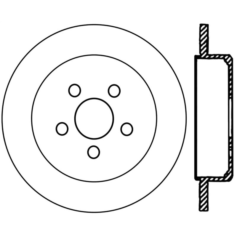 Stoptech 03-05 SRT-4 Rear CRYO-STOP Rotor