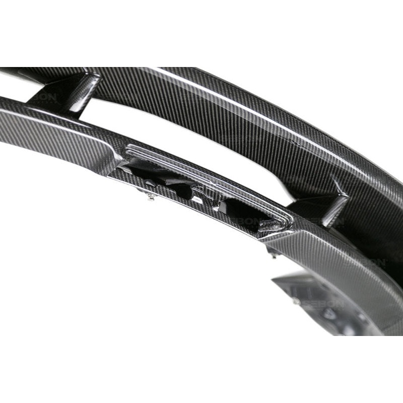 Seibon 2015-2017 Ford Focus ST/RS Hatchback Carbon Fiber Rear Spoiler (3rd Brake Light Not Included)