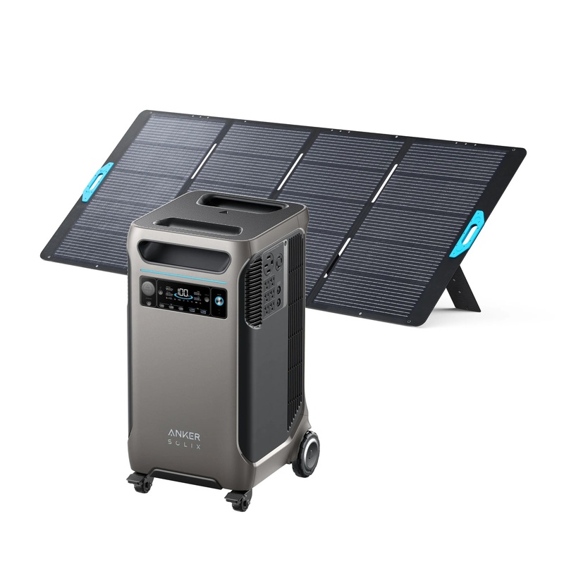 Anker SOLIX F3800 Portable Power Station + 400w Solar Panel bundle