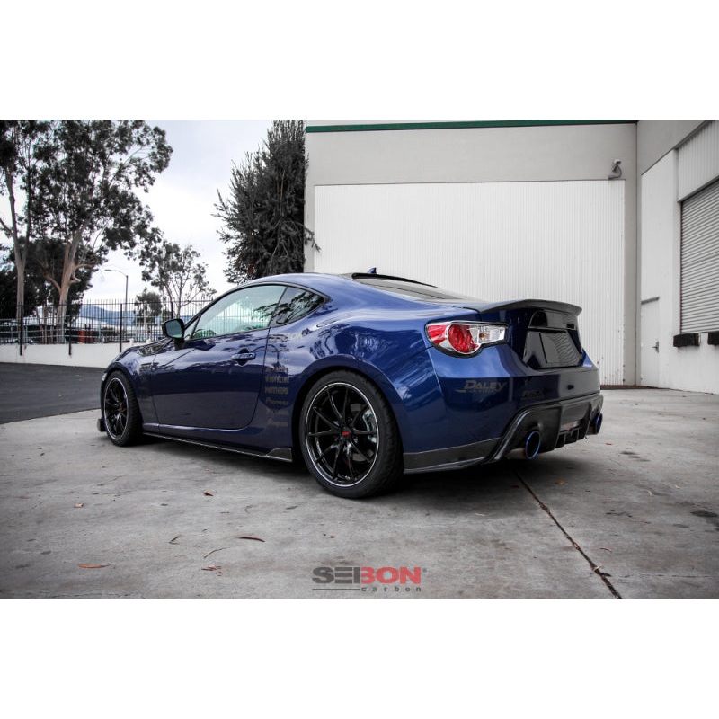 Seibon 12-13 BRZ/FRS KC Style Carbon FIber Rear Lip