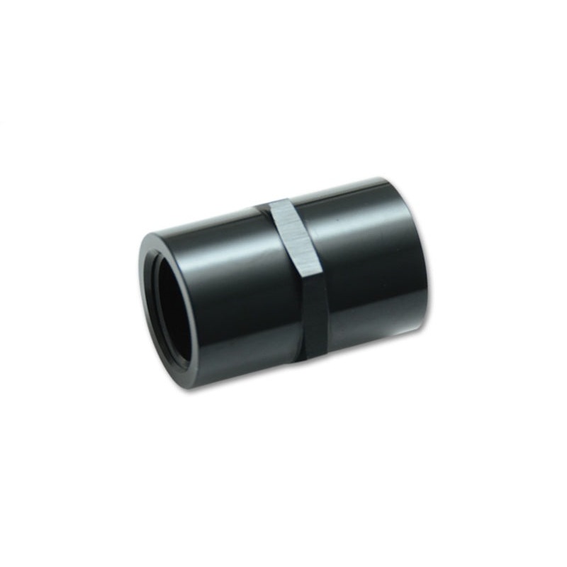 Vibrant 3/4in NPT Female Pipe Coupler Fitting – Aluminum