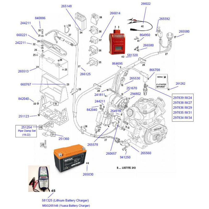 34. 265148 Rotax Battery Charger