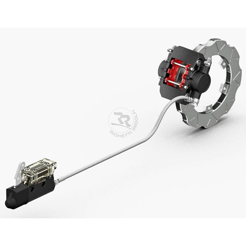 KB260N Righetti Ridolphi Self Adjusting Brake Caliper and Master Cylinder Kit