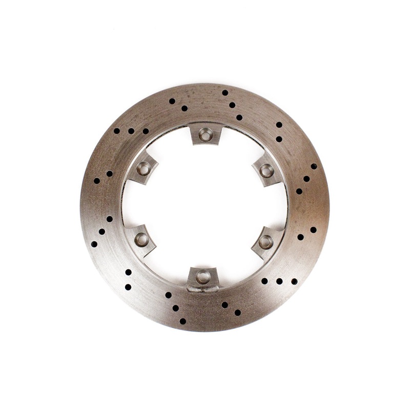 Wildkart 200mm x 12mm Steel Vented and Cross Drilled Brake Disc