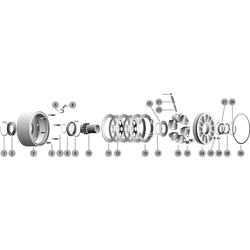 (14) 2-015 SMC Housing Snap Ring
