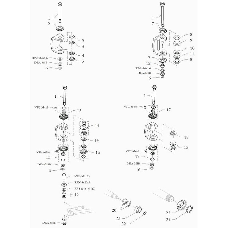 5. 20.0171.06 Birel Eccentric Bushing 1.5 Offset Pill