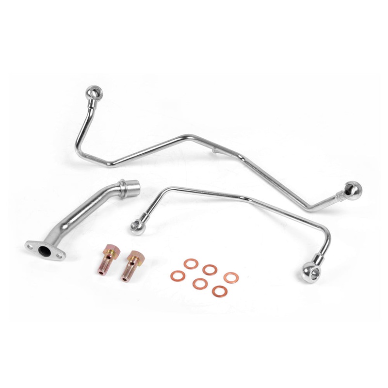 Upgrade TD04 SAAB 9000 AERO B234R 49189-01600 Turbo Oil Water Pipe Hard Line Kit