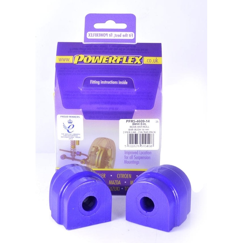 BMW E60 / E63 / E84 / E8X / E9X Rear Sway Bar Bushings – 14 mm