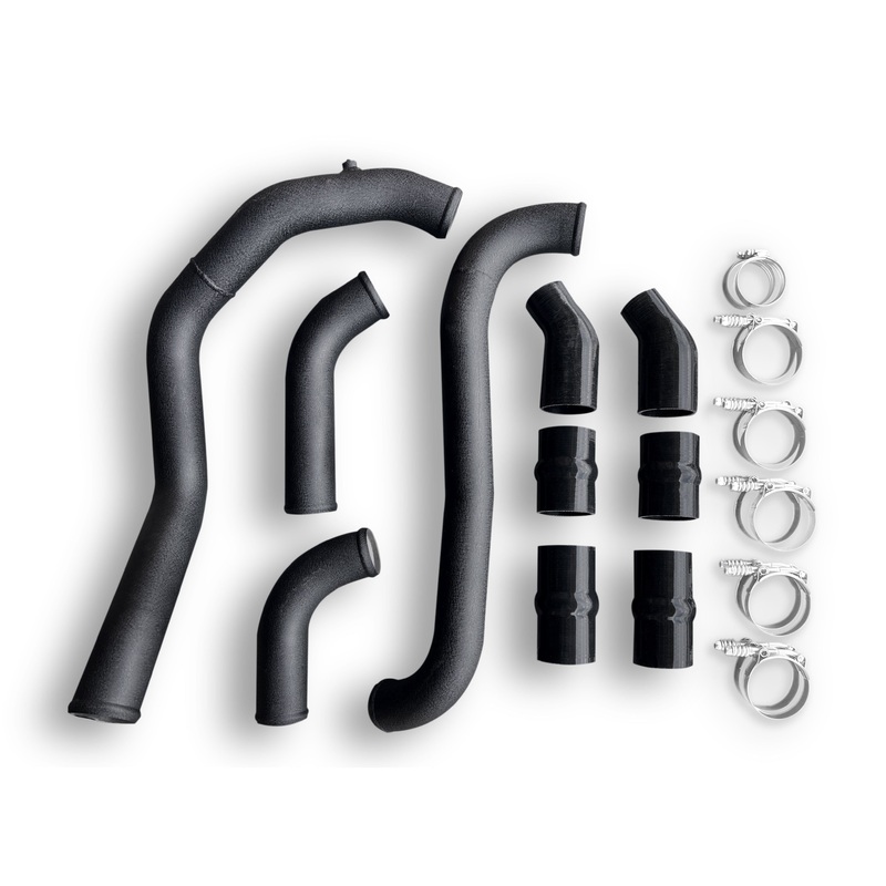 CVF Aluminum Intercooler Hot-side + Cold-side Piping Kit (2021-2023 Ford F-150 3.5L/Raptor EcoBoost; 2021-2023 3.5L PowerBoost)