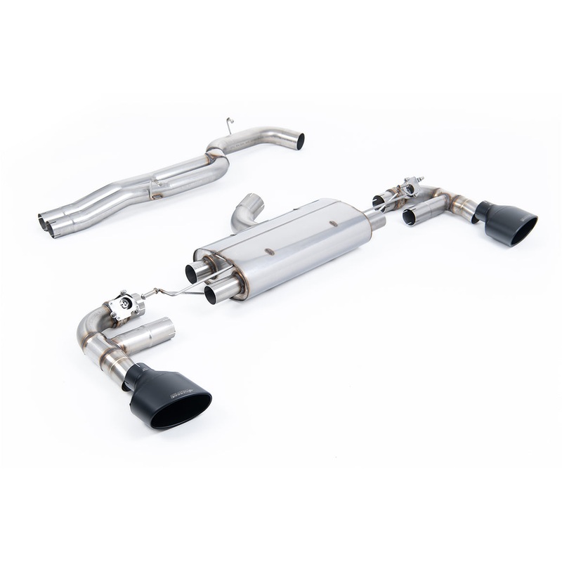 Milltek Audi TT Mk3 TTRS 2.5TFSI Quattro 80MM NON RESONATED CAT BACK