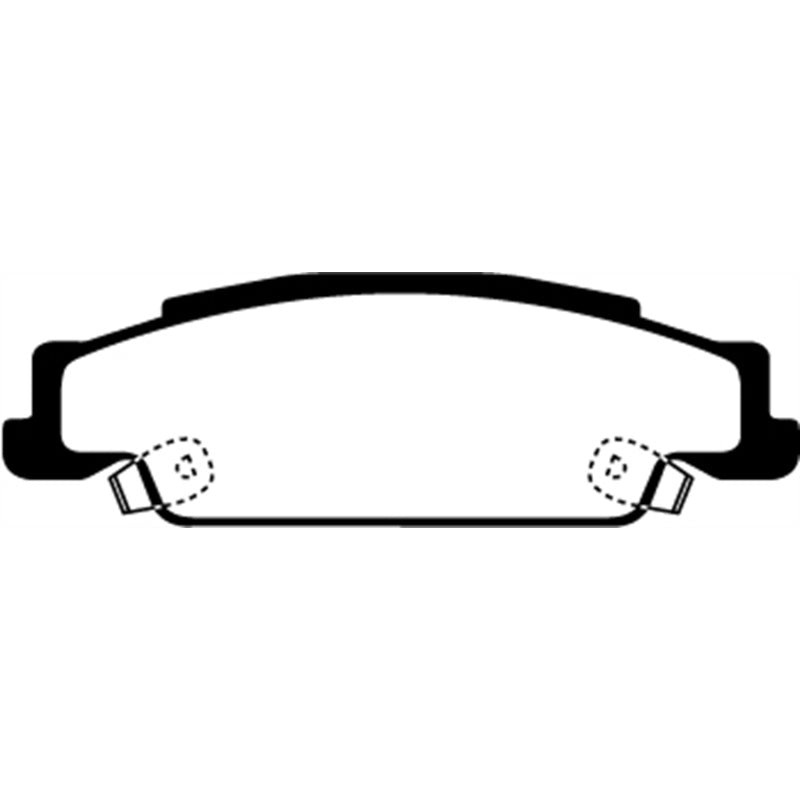 EBC 02-05 Cadillac CTS 2.6 Redstuff Rear Brake Pads