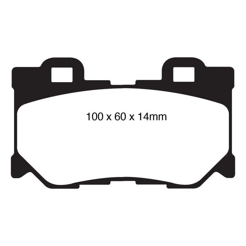 EBC 08-13 Infiniti FX50 5.0 Redstuff Rear Brake Pads
