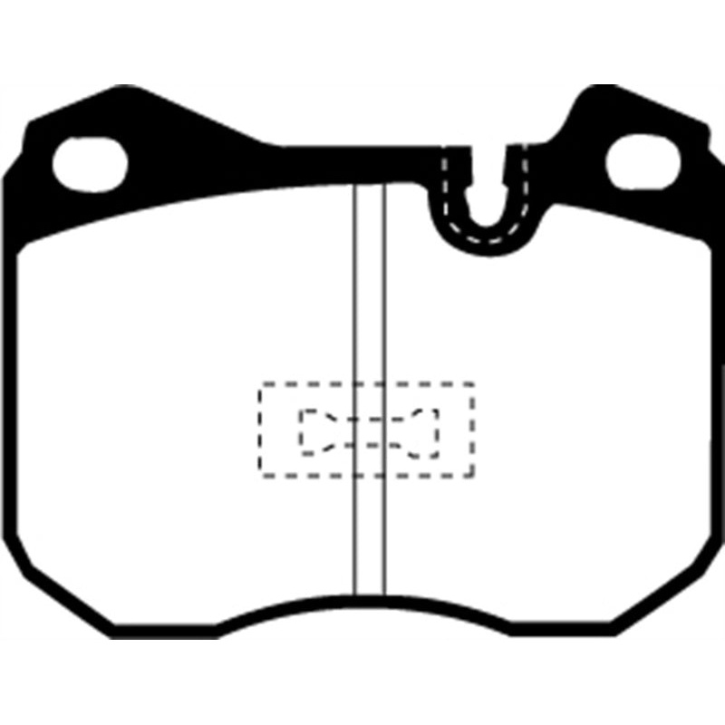 EBC 79-88 Porsche 924 2.0 Turbo Greenstuff Front Brake Pads