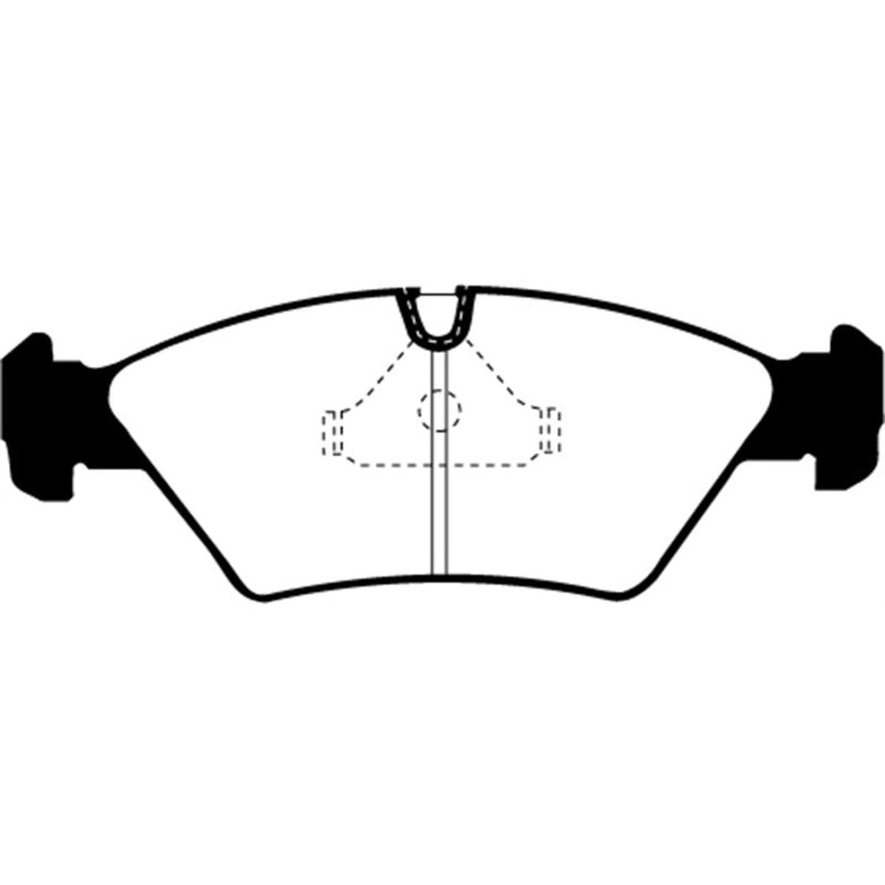 EBC 85-86 BMW 524 TD 2.4 TD (E28) Ultimax2 Front Brake Pads