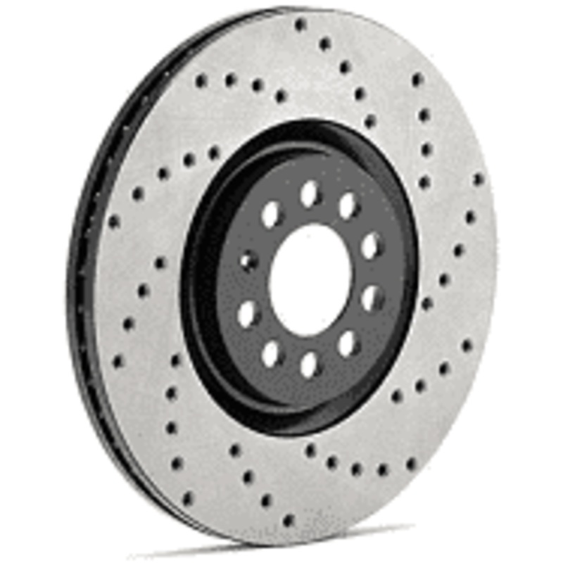 StopTech Drilled Sport Brake Rotor Front Right 13 Honda Accord Sport