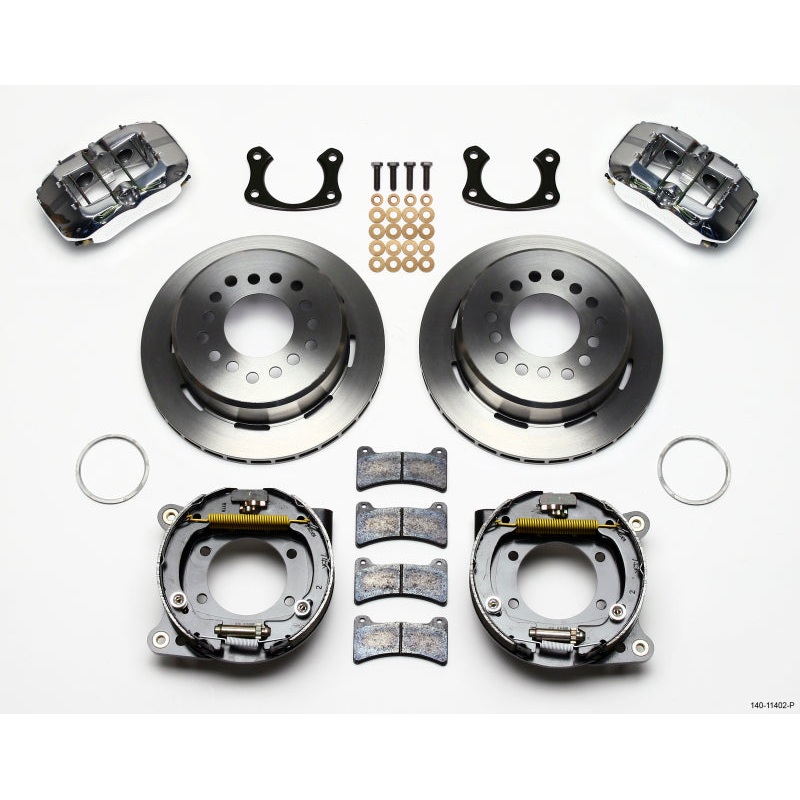 Wilwood Dynapro Low-Profile 11.00in P-Brake Kit – Polish New Big Ford 2.36in Offset