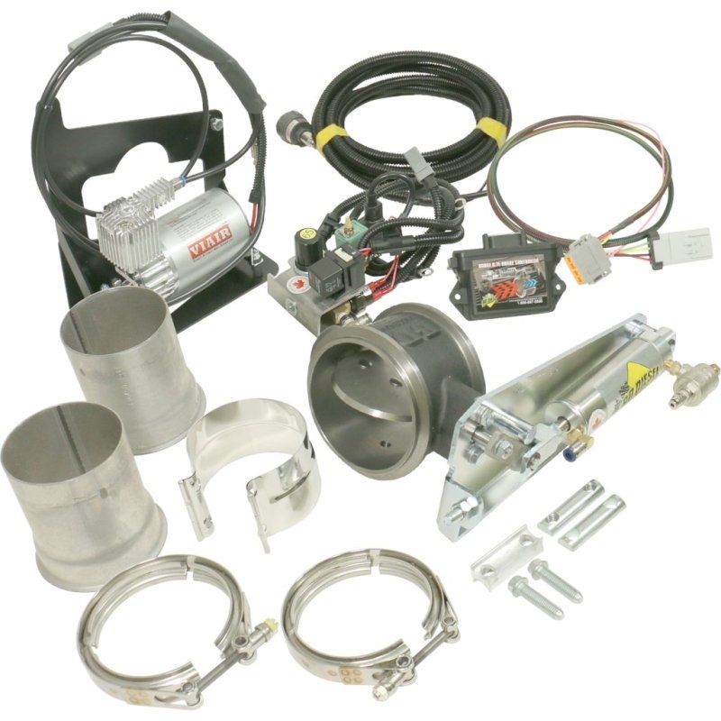 BD Diesel EXHAUST BRAKE – 07.5-12 Dodge 6.7L Remote Mount 4in Exhaust Brake w/o VGT Turbo