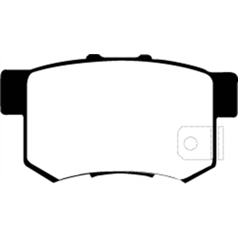 EBC 05-06 Honda CR-V 2.4 Greenstuff Rear Brake Pads