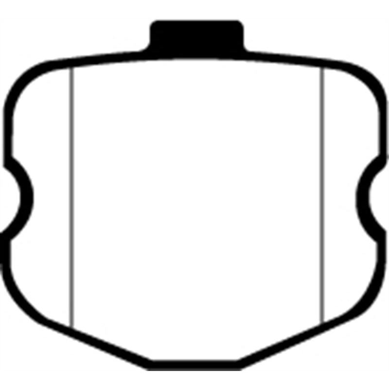 EBC 06-08 Chevrolet Corvette (C6) 7.0 (Z06) Yellowstuff Rear Brake Pads