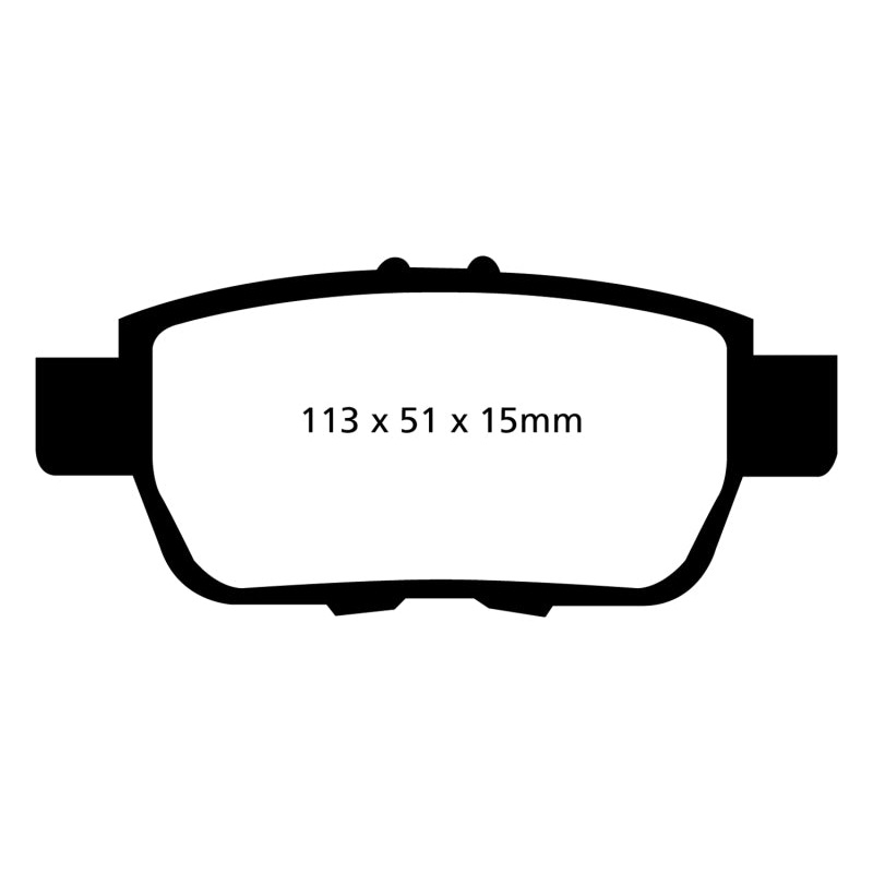 EBC 09-14 Acura TL 3.5 Greenstuff Rear Brake Pads